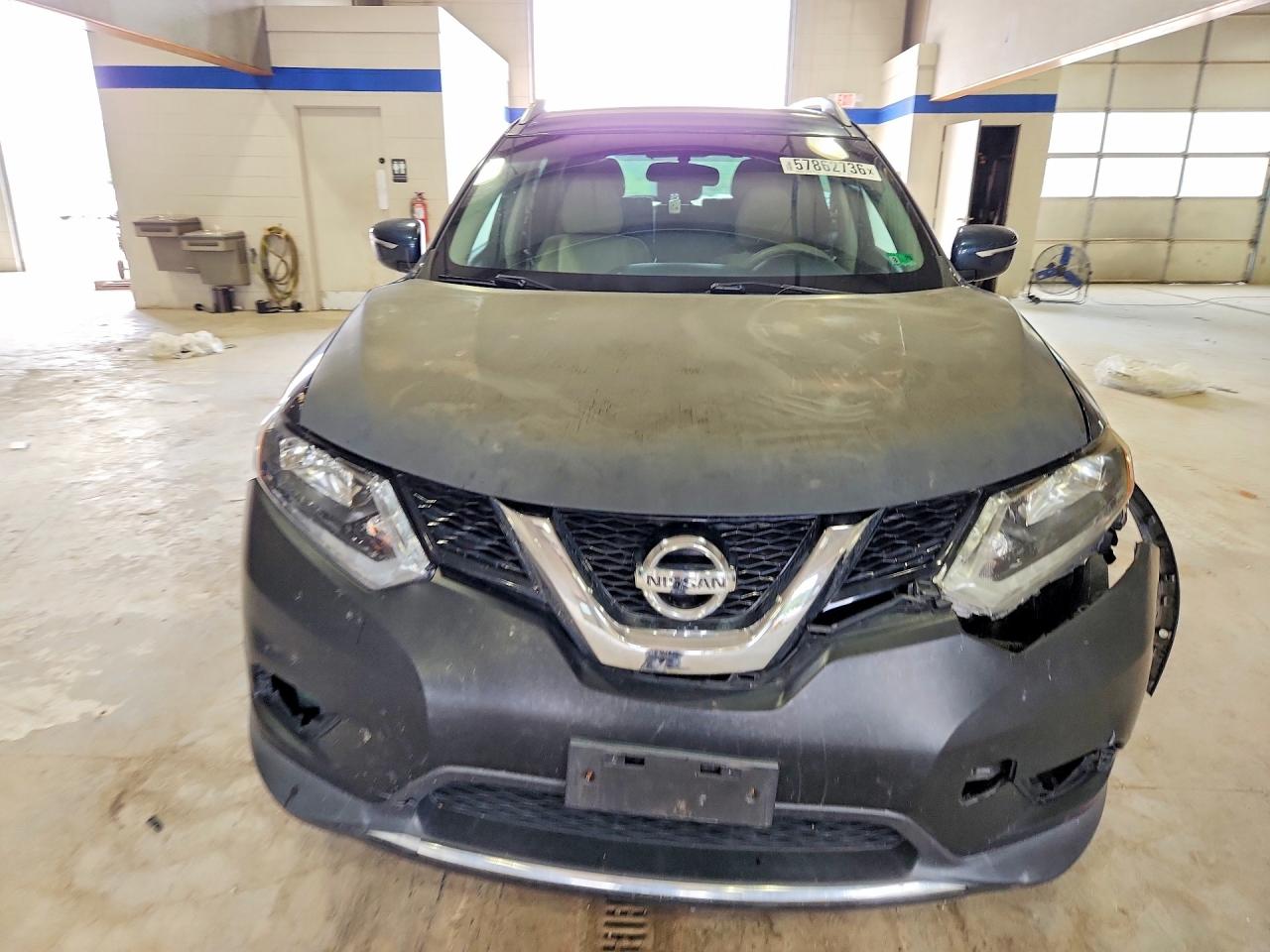 2015 Nissan Rogue Sv Blue vin: KNMAT2MV9FP533140