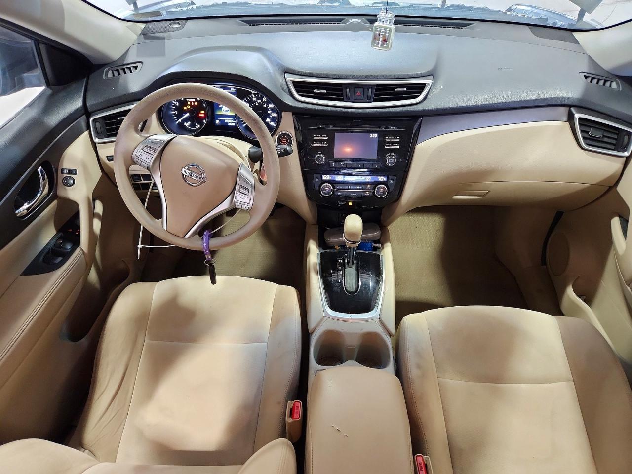 2015 Nissan Rogue Sv Blue vin: KNMAT2MV9FP533140