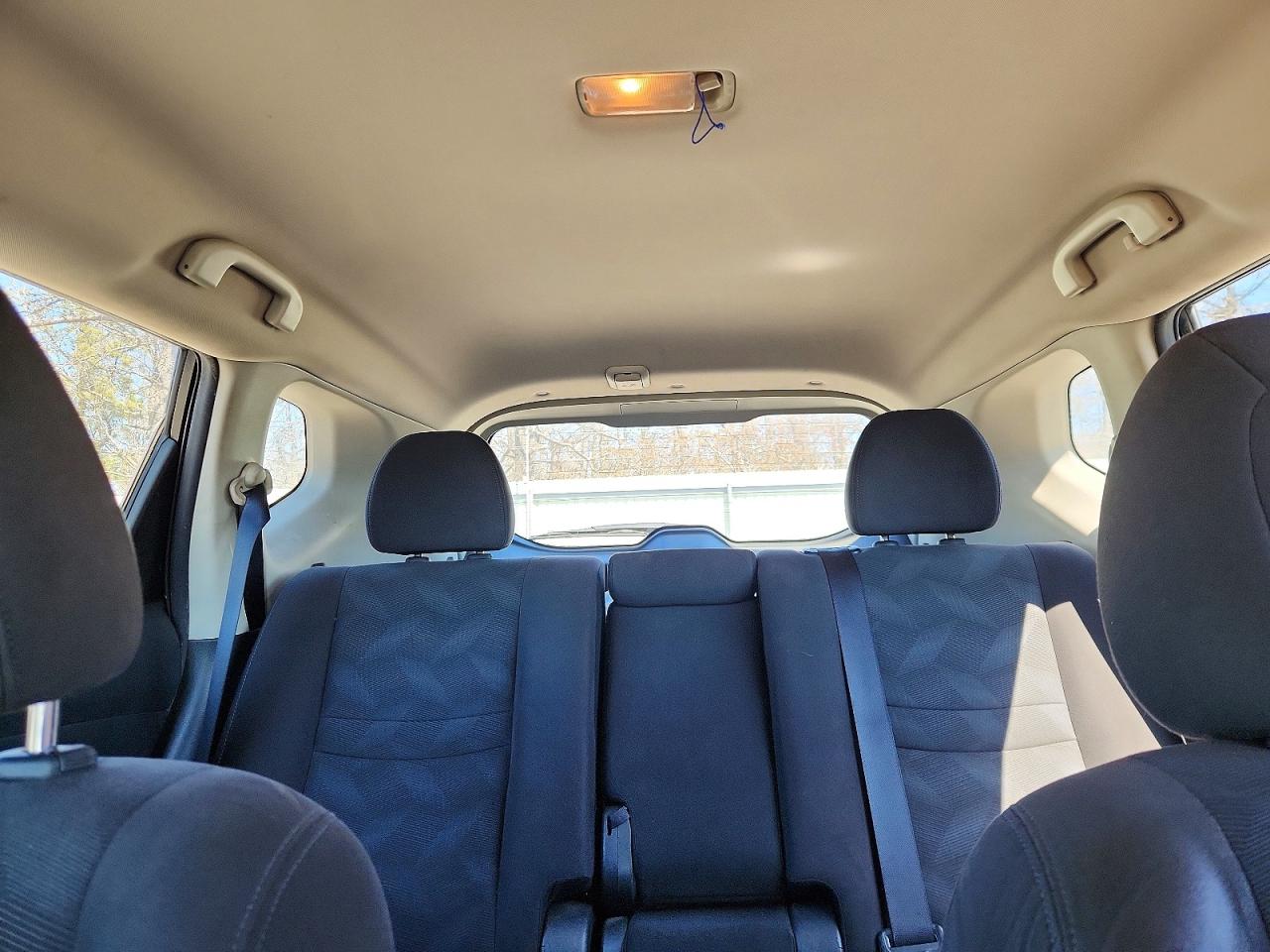 2015 Nissan Rogue S Black vin: KNMAT2MV9FP561651