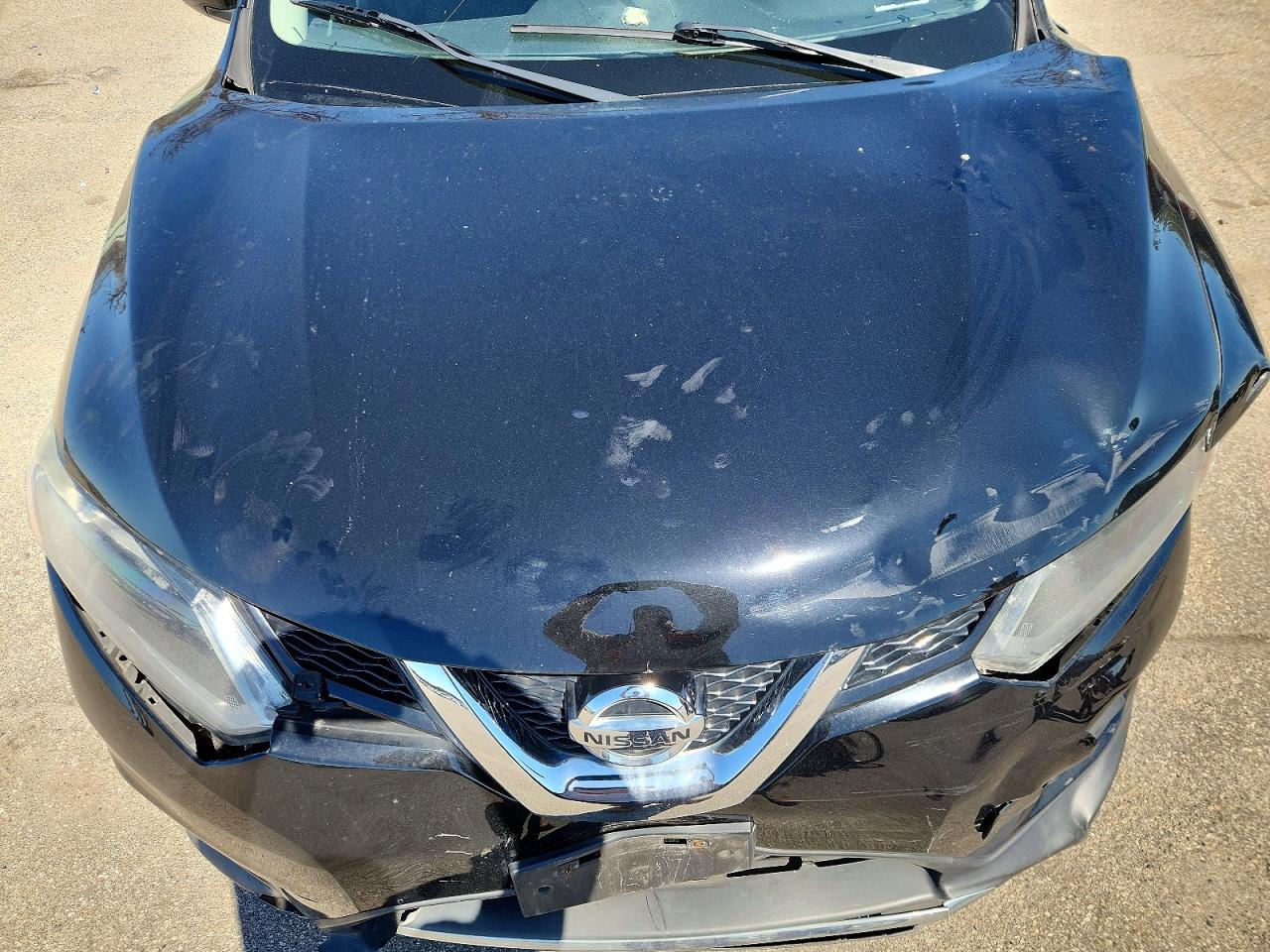 2015 Nissan Rogue S Black vin: KNMAT2MV9FP561651