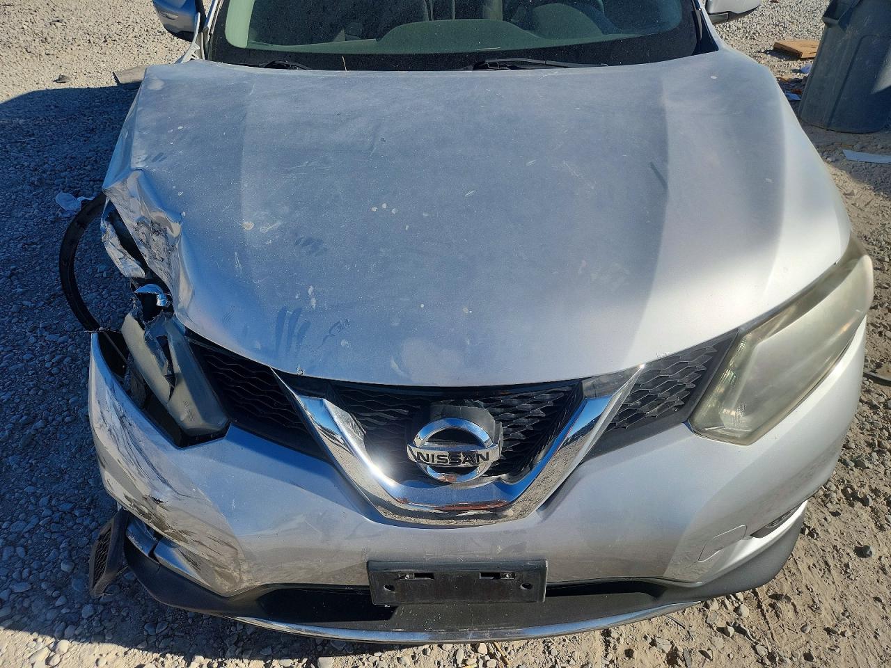 2015 Nissan Rogue Sv Silver vin: KNMAT2MV9FP569880