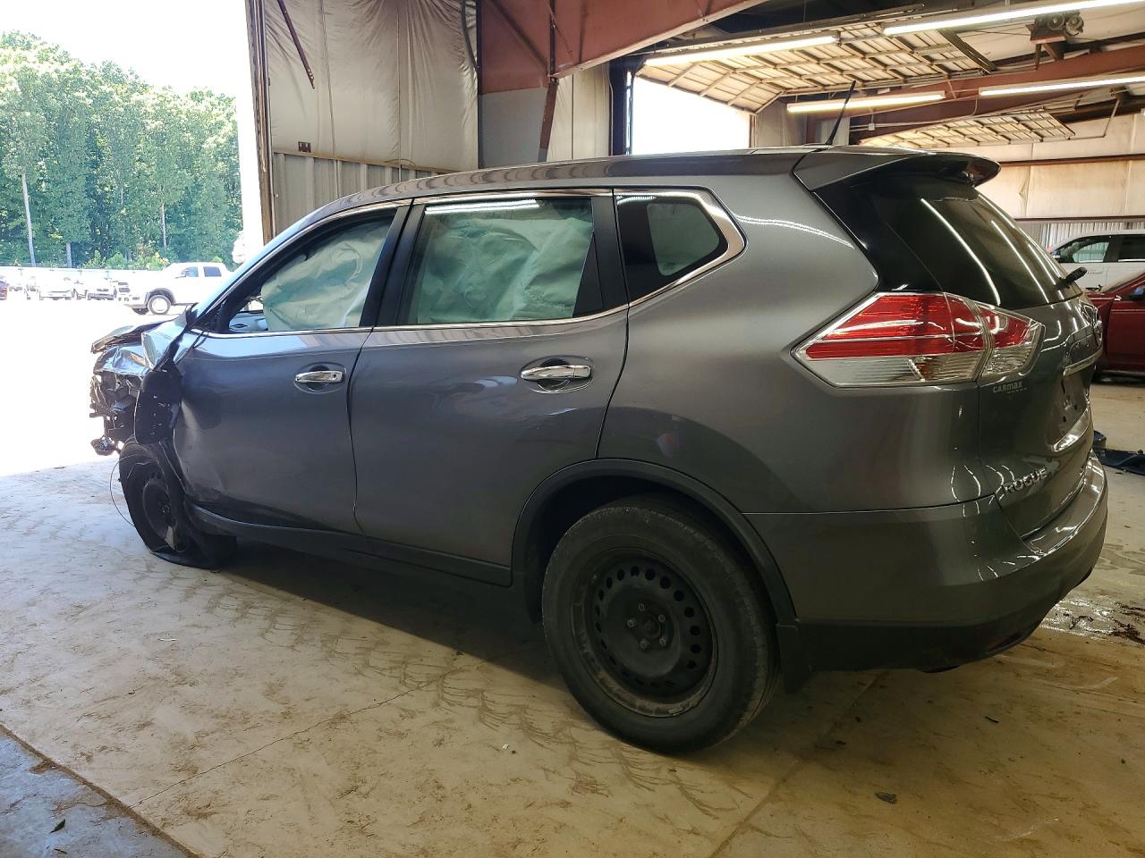 2015 Nissan Rogue S Gray vin: KNMAT2MV9FP583729