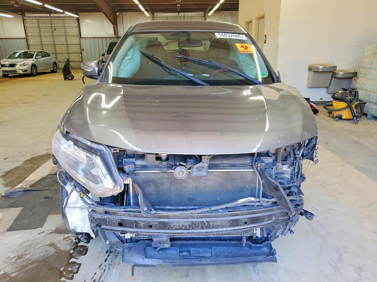 2015 Nissan Rogue S Gray vin: KNMAT2MV9FP583729