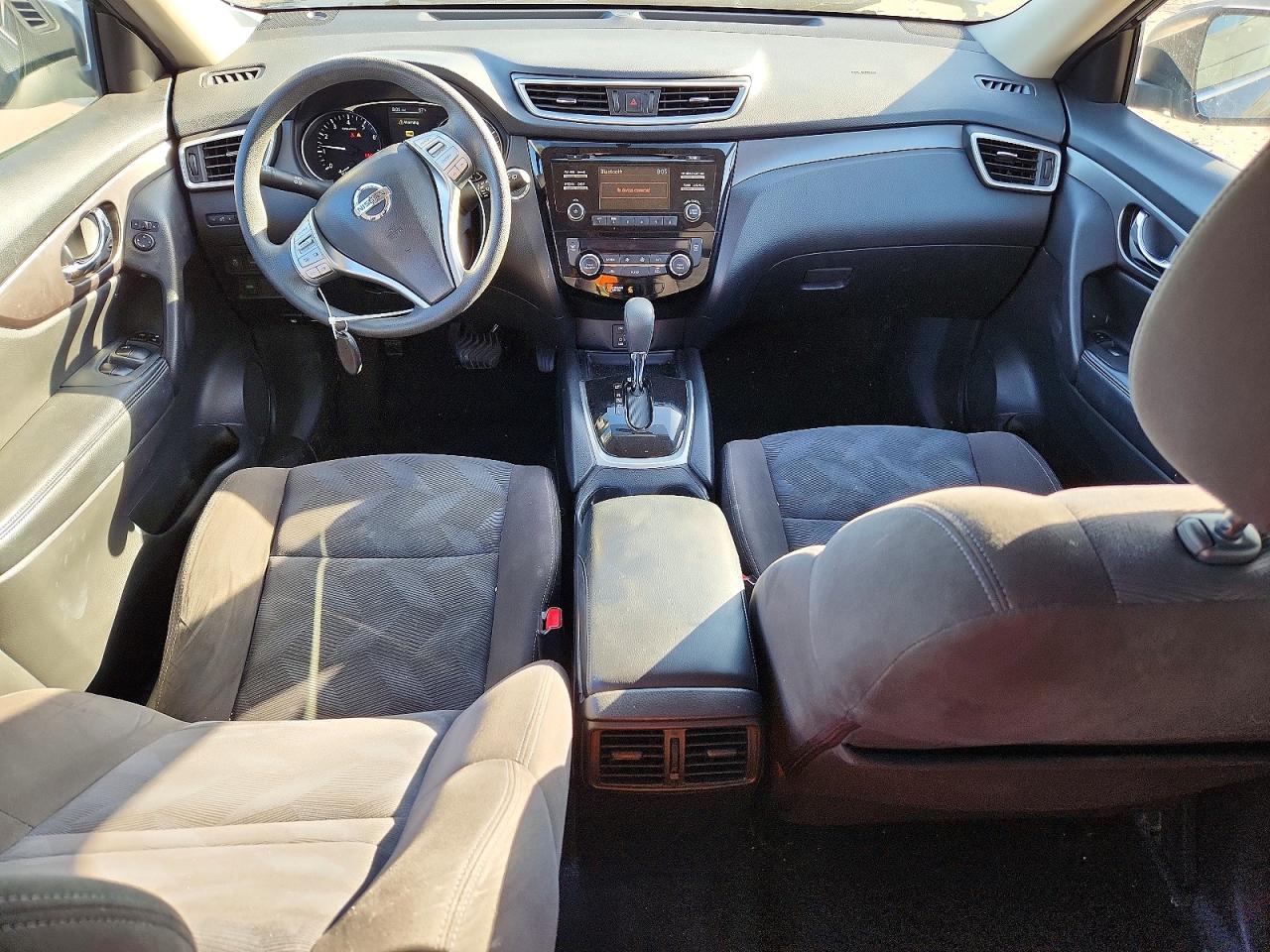 2015 Nissan Rogue Sv Black vin: KNMAT2MV9FP586145