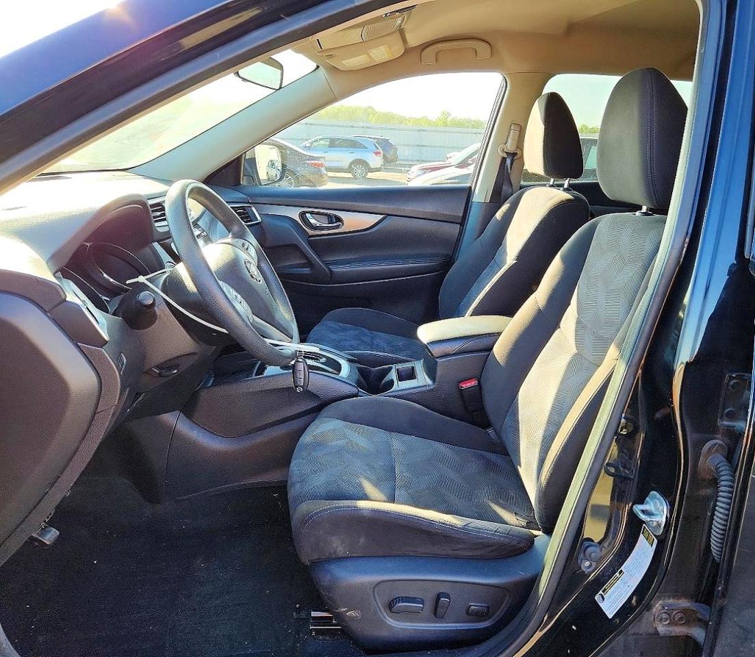 2015 Nissan Rogue Sv Black vin: KNMAT2MV9FP586145
