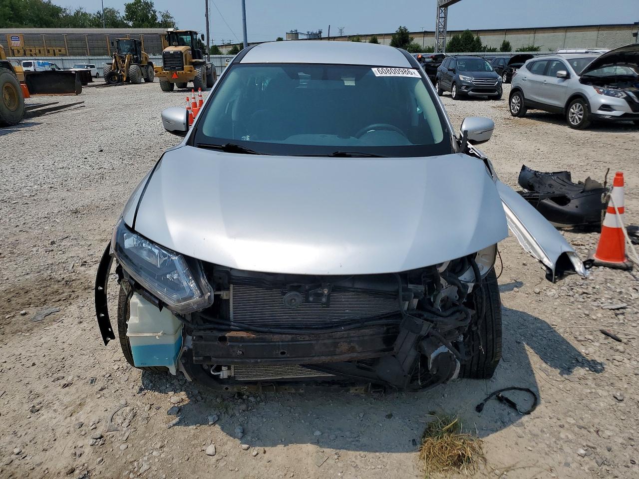 2015 Nissan Rogue S Silver vin: KNMAT2MV9FP591460
