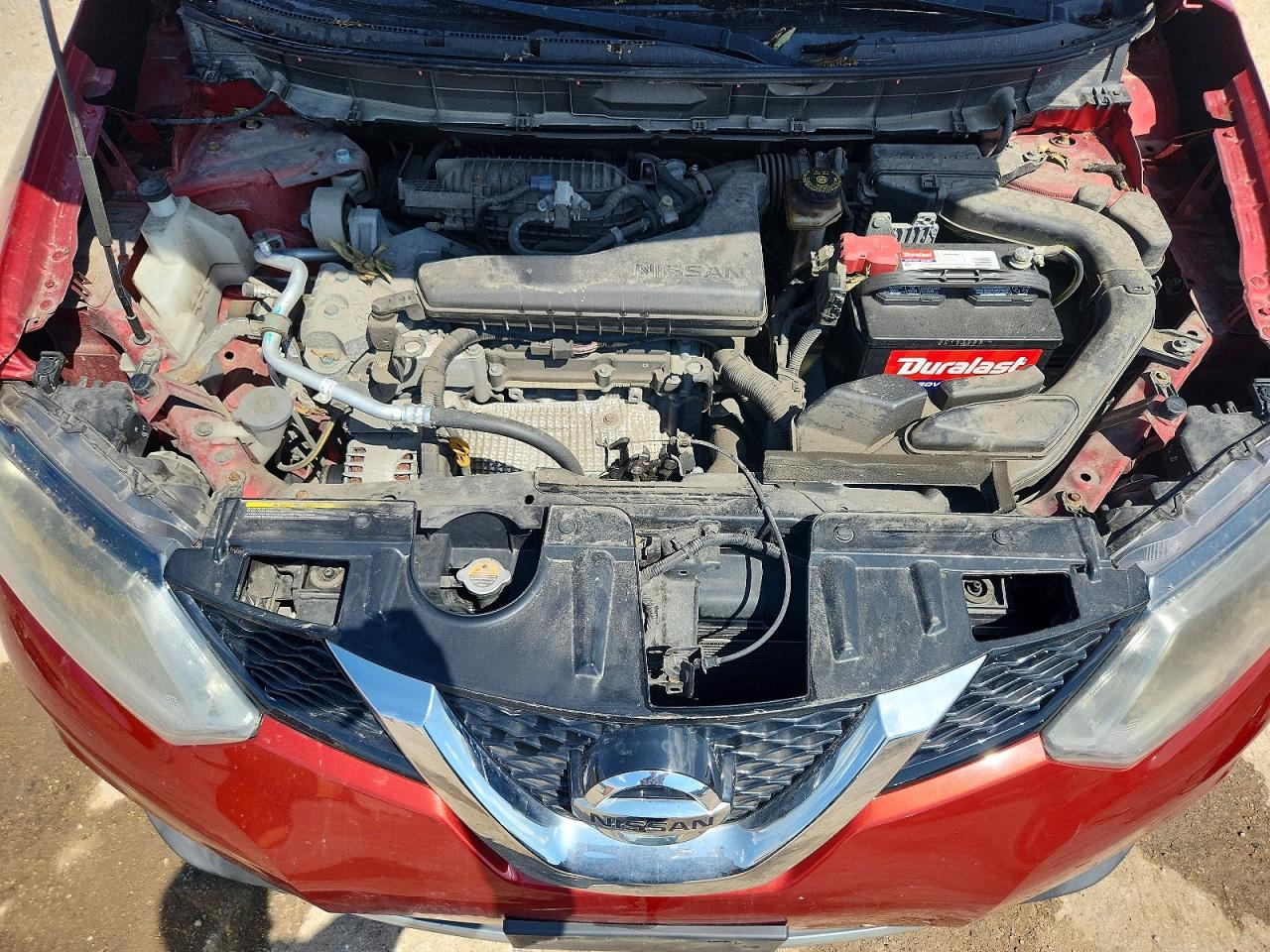 2016 Nissan Rogue S Красный vin: KNMAT2MV9GP638360