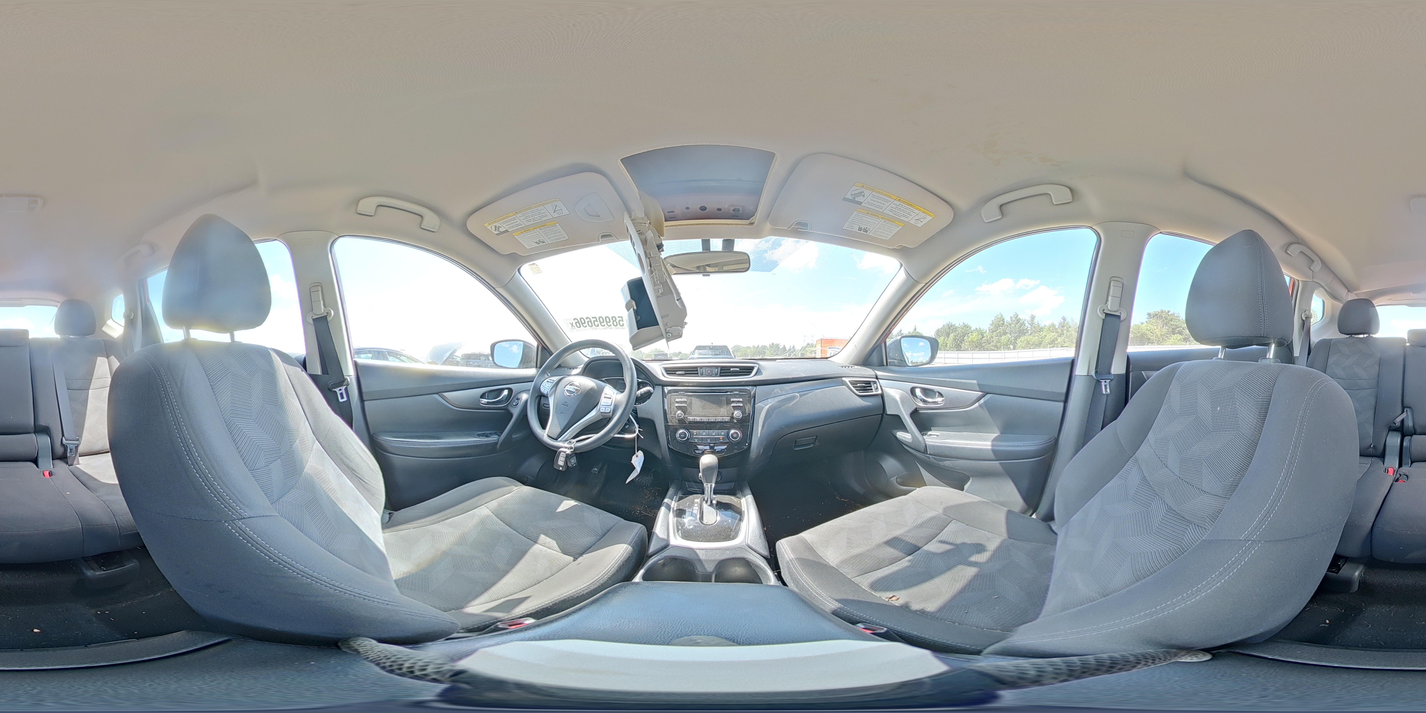 2016 Nissan Rogue S Красный vin: KNMAT2MV9GP638360