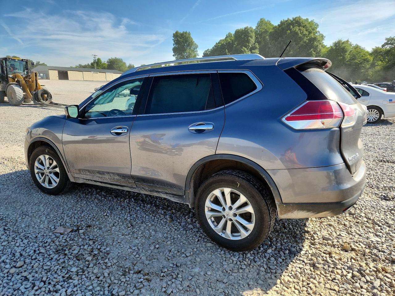 2016 Nissan Rogue Sv Серебряный vin: KNMAT2MV9GP669091