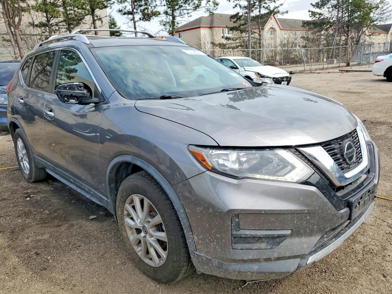 2018 Nissan Rogue Sv Серый vin: KNMAT2MV9JP556278