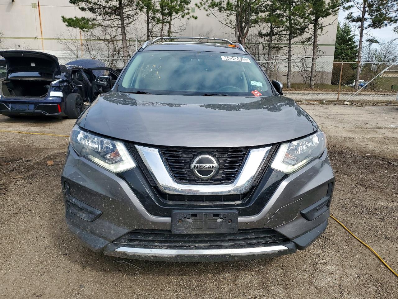 2018 Nissan Rogue Sv Серый vin: KNMAT2MV9JP556278