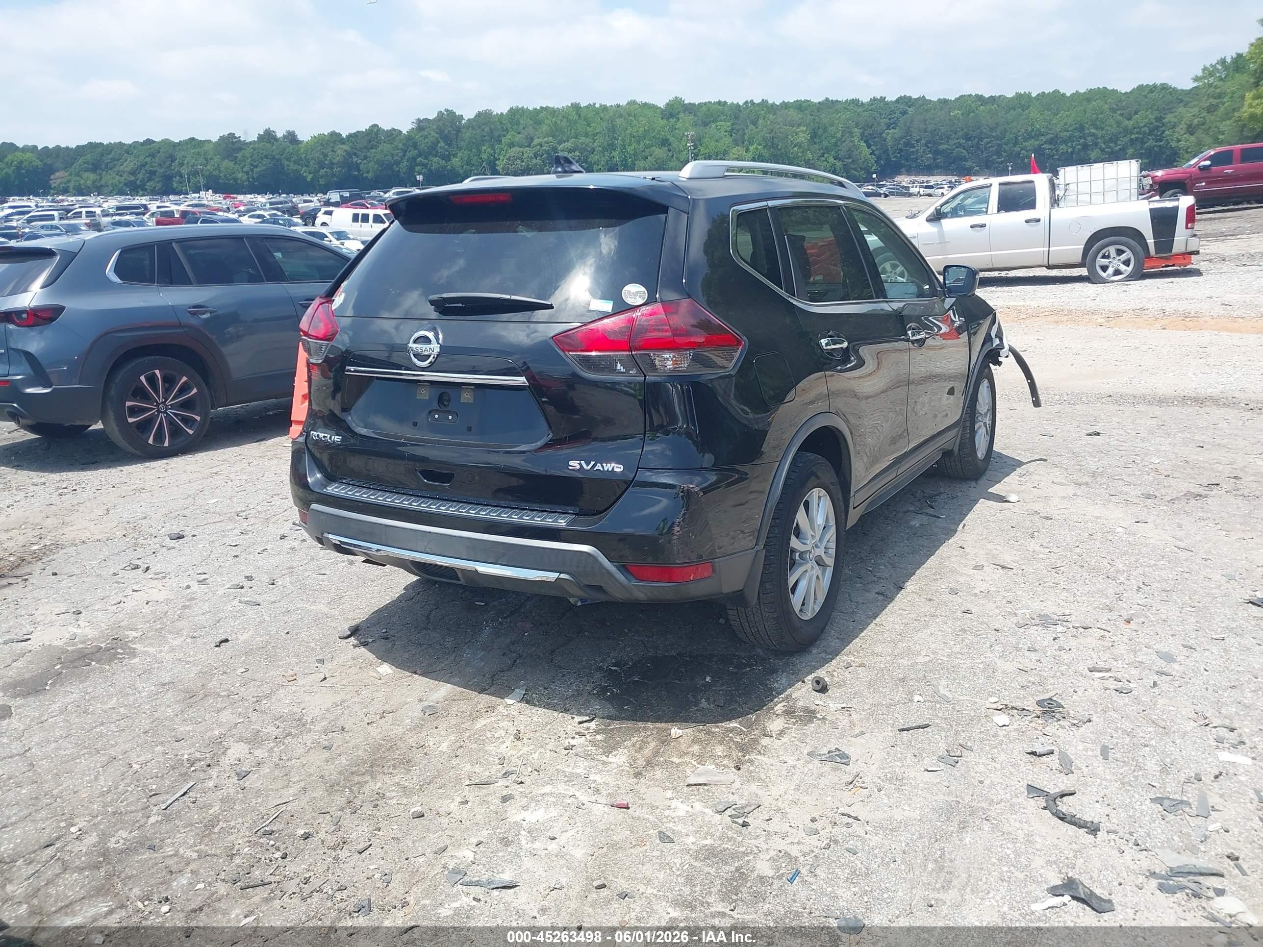 2018 Nissan Rogue Sv Black vin: KNMAT2MV9JP595999
