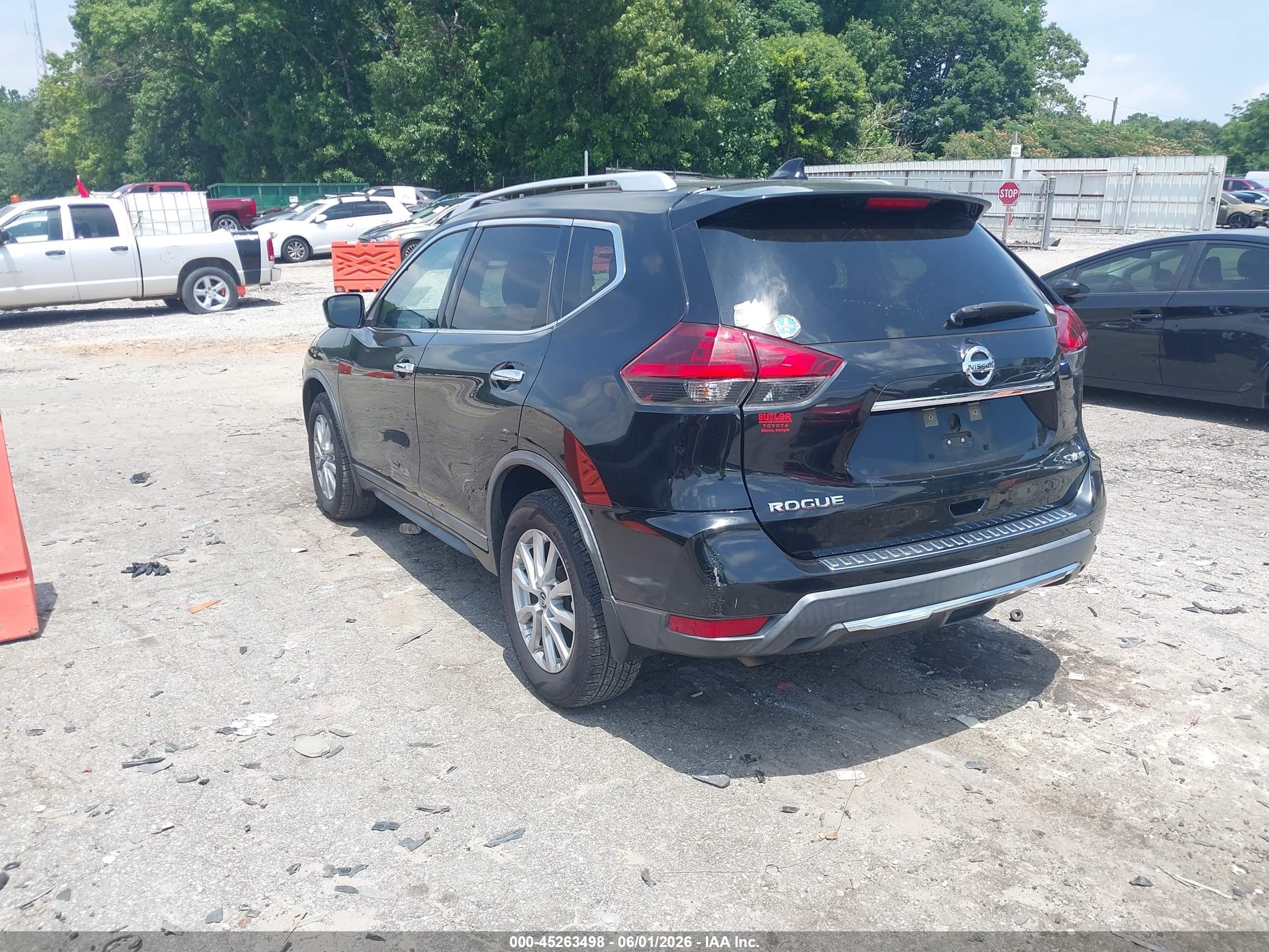 2018 Nissan Rogue Sv Black vin: KNMAT2MV9JP595999