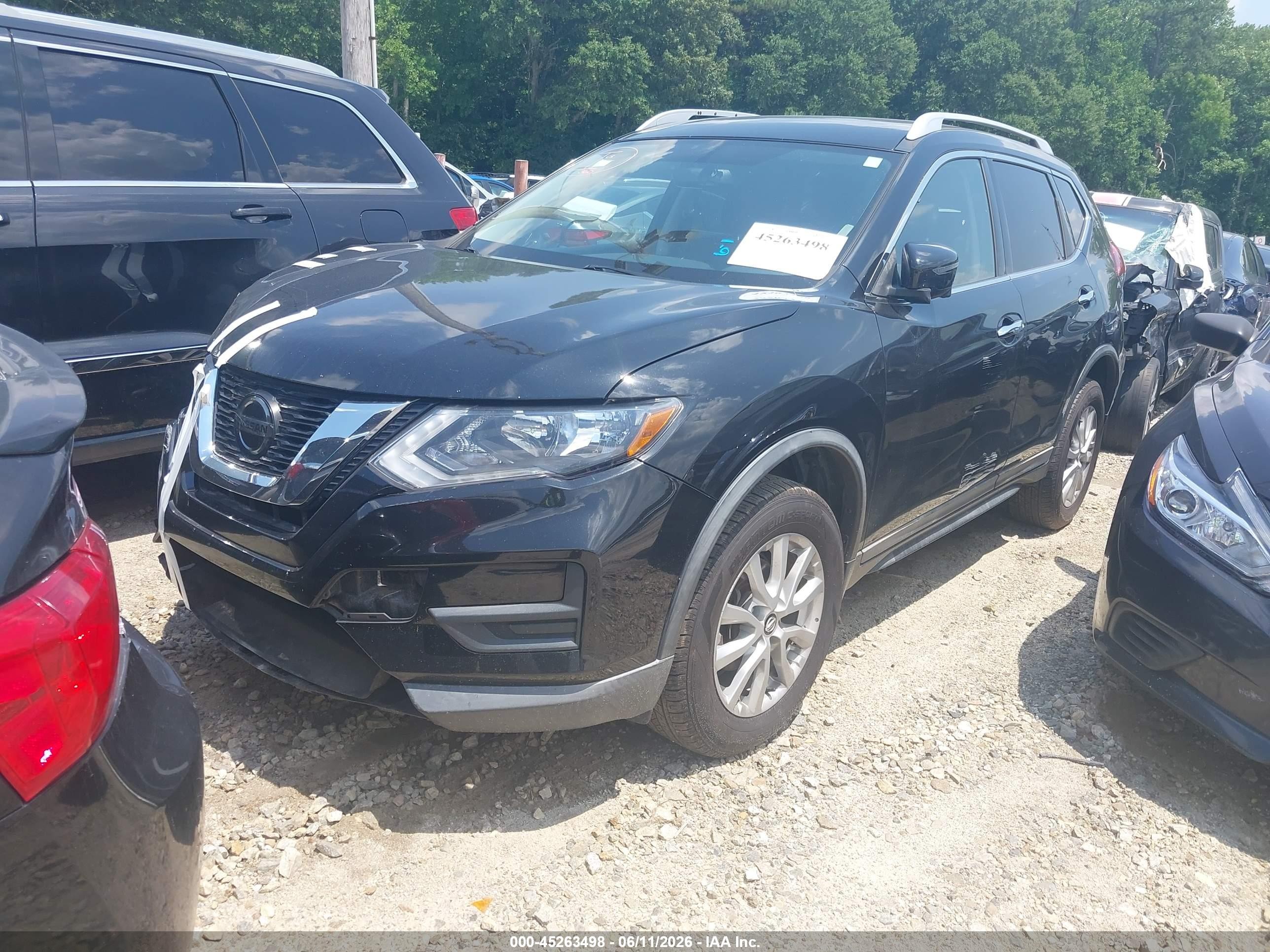 2018 Nissan Rogue Sv Black vin: KNMAT2MV9JP595999