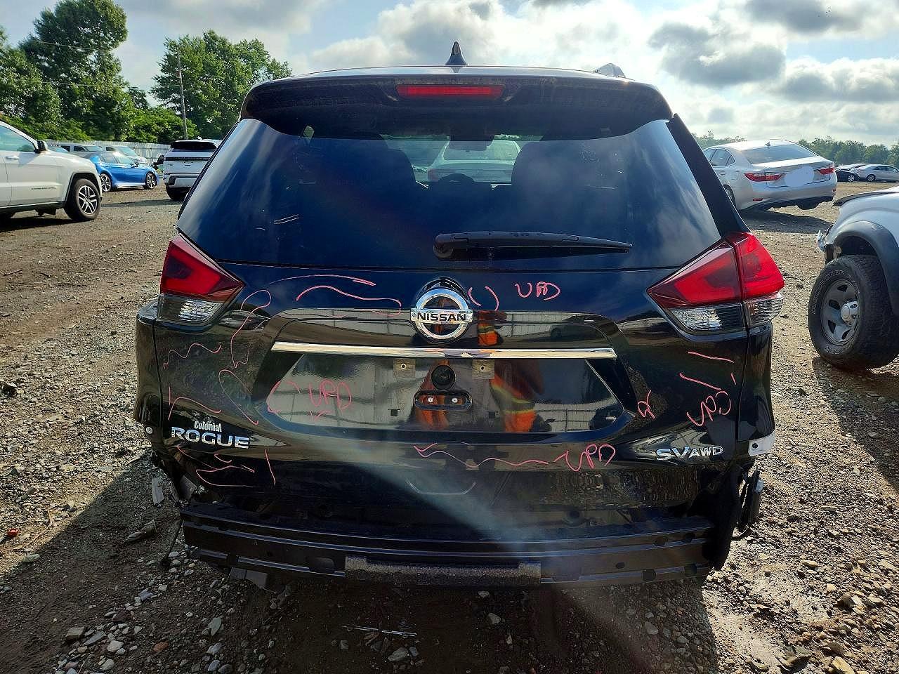 2020 Nissan Rogue Sv Black vin: KNMAT2MV9LP538592