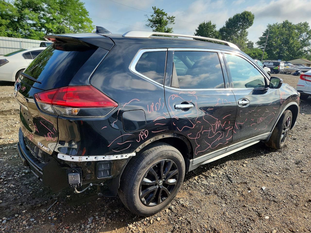 2020 Nissan Rogue Sv Black vin: KNMAT2MV9LP538592