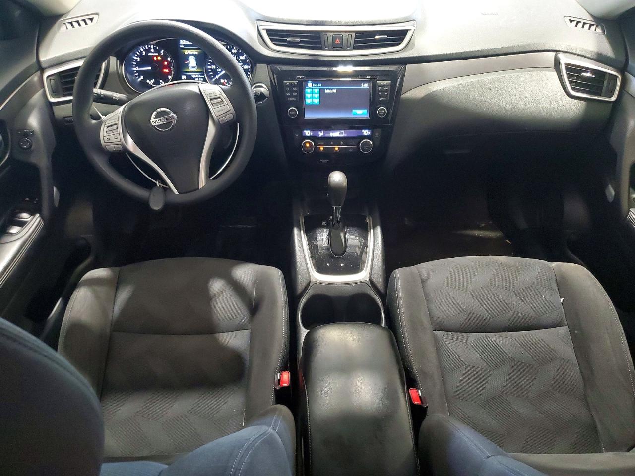 2015 Nissan Rogue Sv Silver vin: KNMAT2MVXFP500485