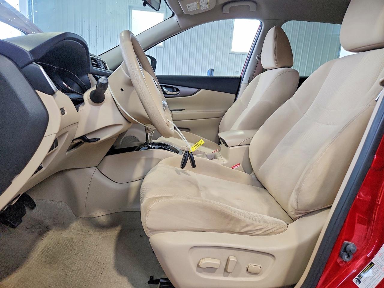 2015 Nissan Rogue Sv Red vin: KNMAT2MVXFP505315