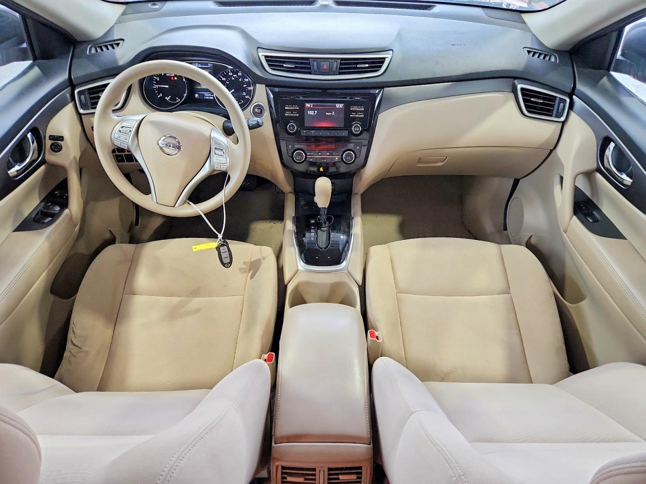 2015 Nissan Rogue Sv Red vin: KNMAT2MVXFP505315