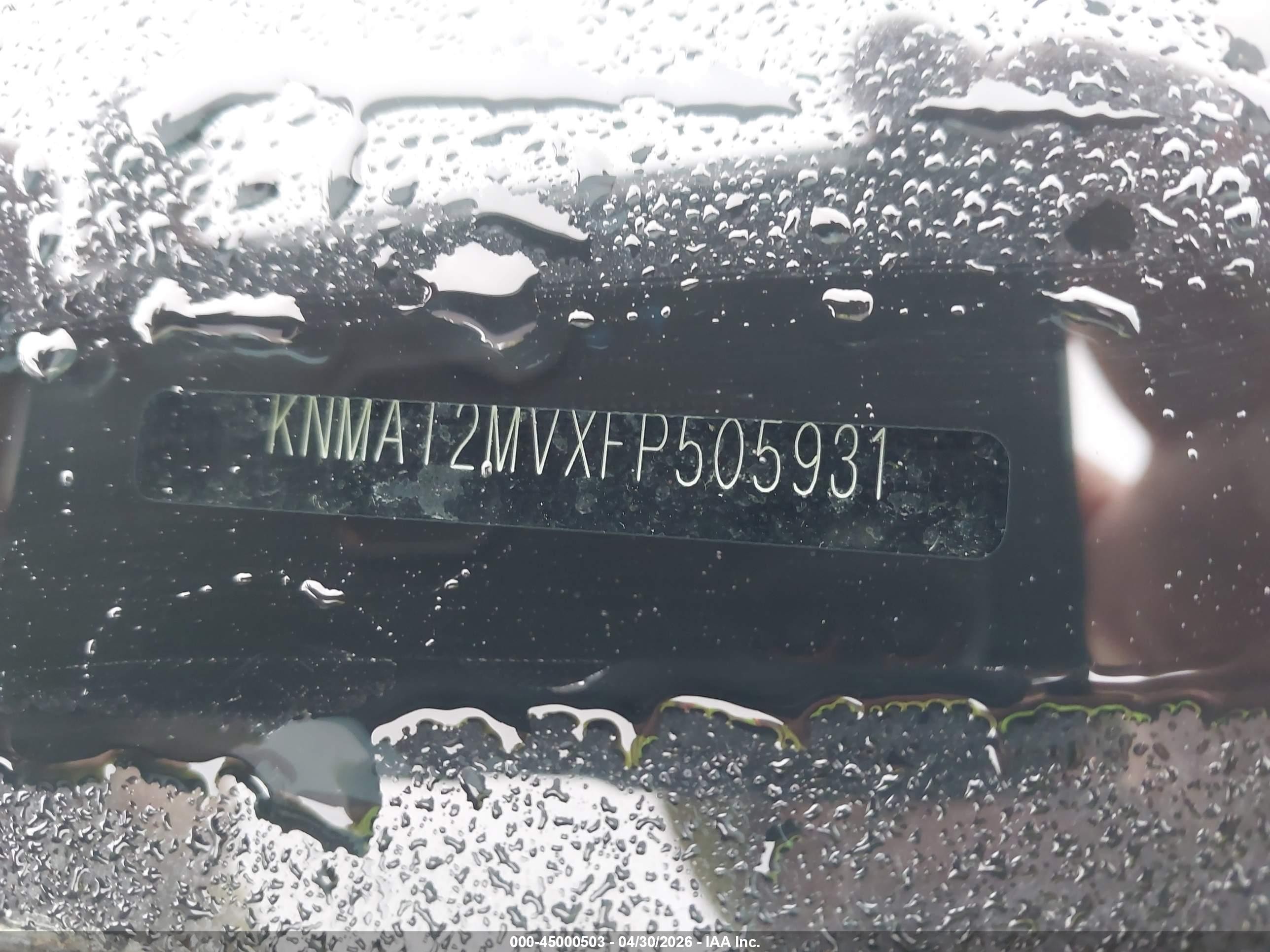 2015 Nissan Rogue Sv Серый vin: KNMAT2MVXFP505931