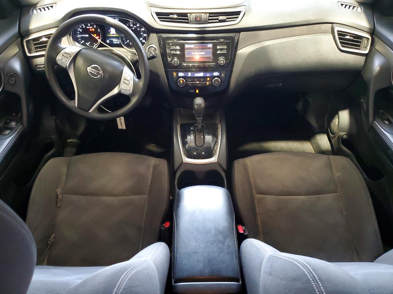 2015 Nissan Rogue Sv Silver vin: KNMAT2MVXFP508781