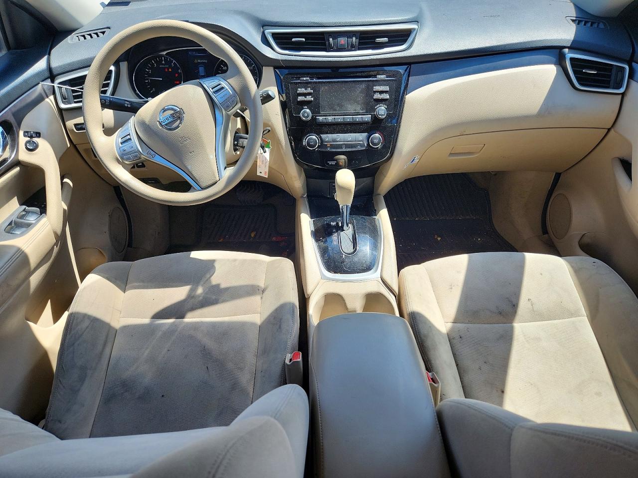 2015 Nissan Rogue S Silver vin: KNMAT2MVXFP514905