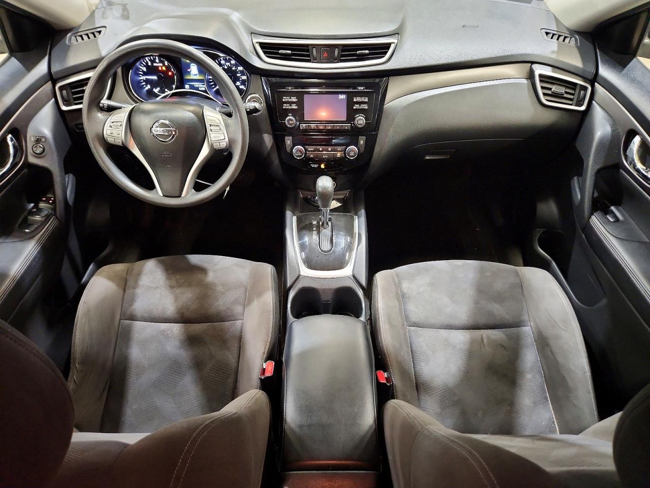 2015 Nissan Rogue Sv Black vin: KNMAT2MVXFP520977