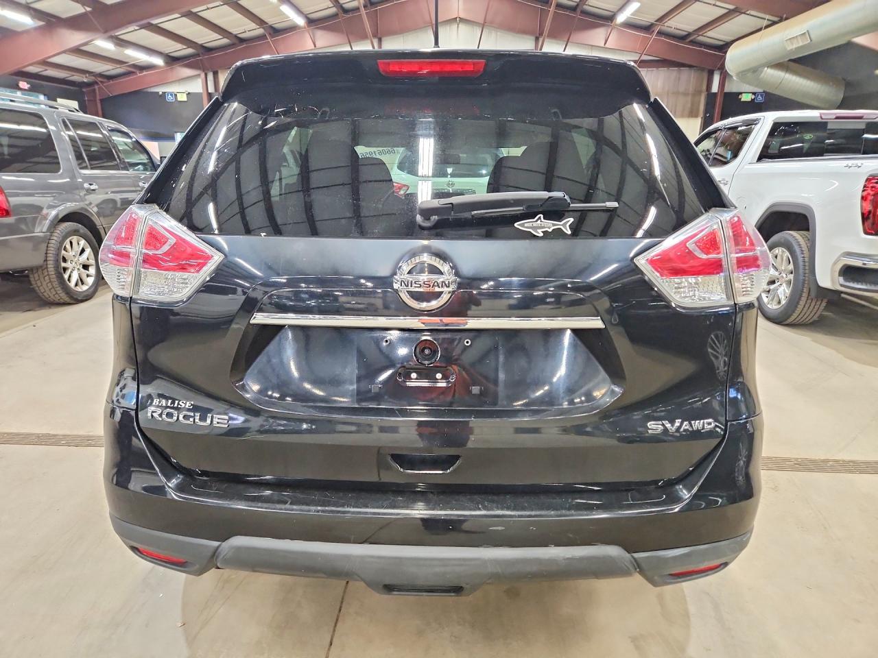 2015 Nissan Rogue Sv Black vin: KNMAT2MVXFP520977
