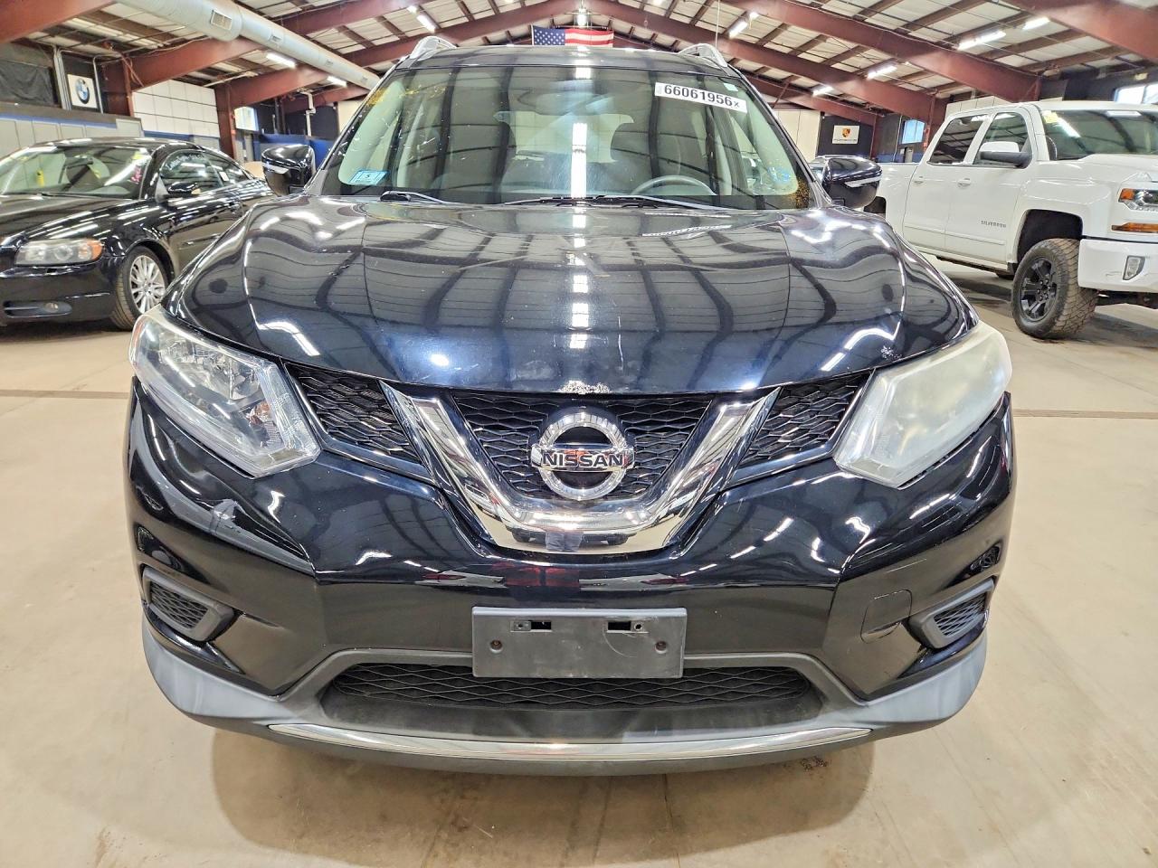 2015 Nissan Rogue Sv Black vin: KNMAT2MVXFP520977