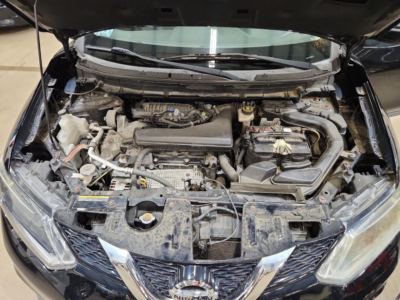 2015 Nissan Rogue Sv Black vin: KNMAT2MVXFP520977