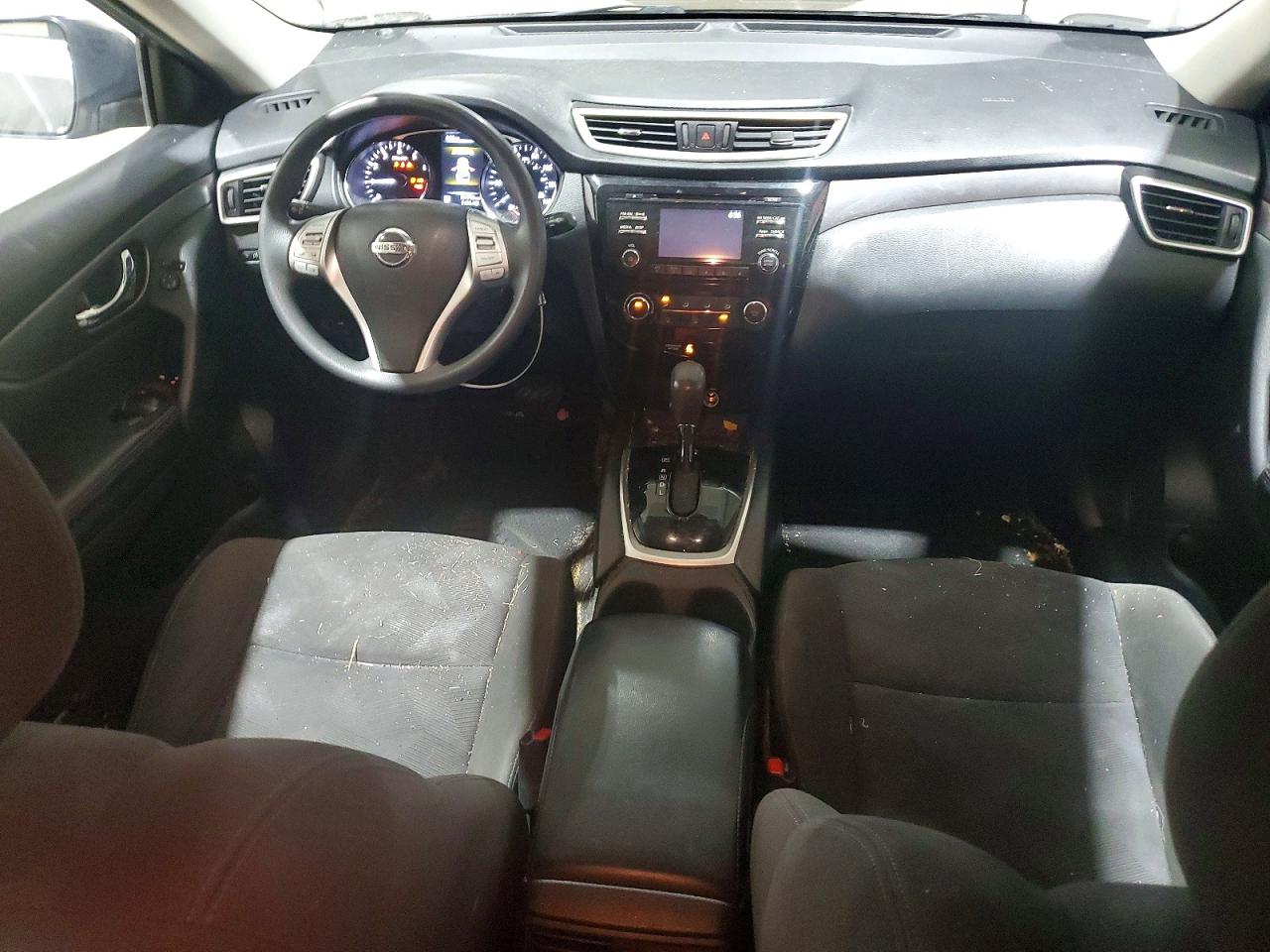 2015 Nissan Rogue S Gray vin: KNMAT2MVXFP527489