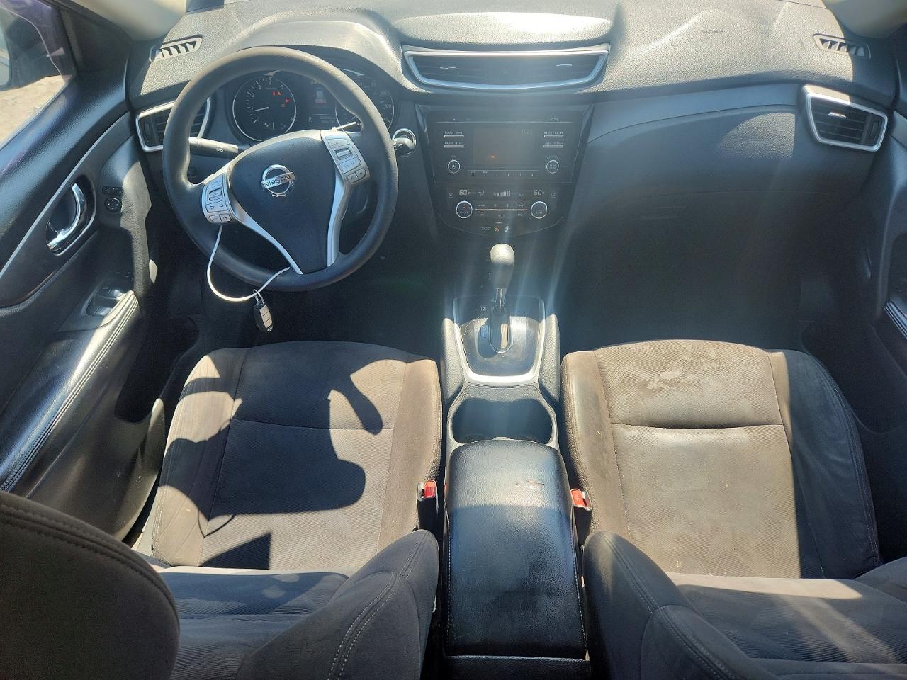 2015 Nissan Rogue Sv Gray vin: KNMAT2MVXFP567605