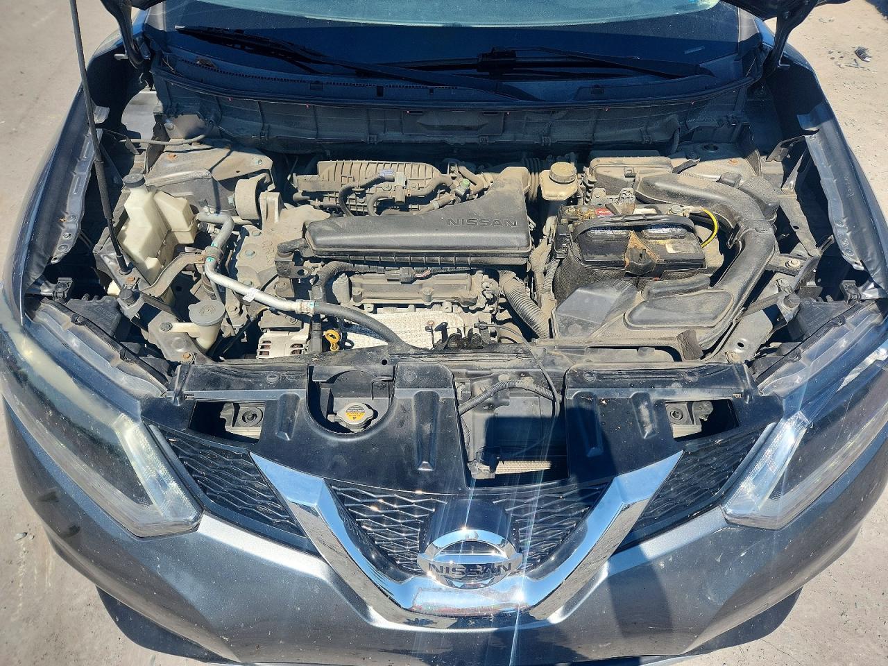 2015 Nissan Rogue Sv Gray vin: KNMAT2MVXFP567605