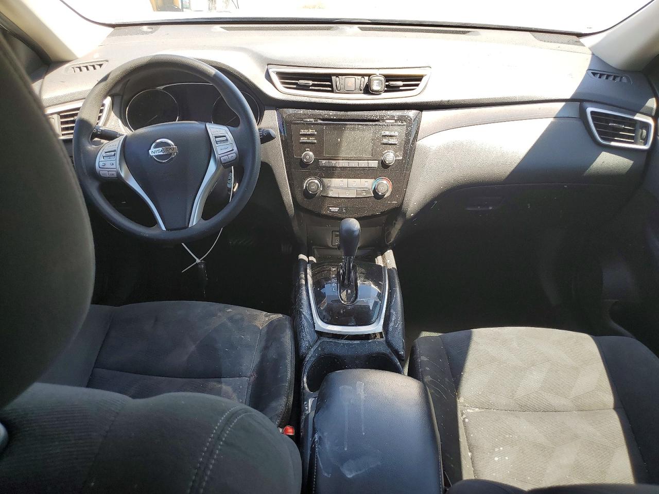 2015 Nissan Rogue S Gray vin: KNMAT2MVXFP567782
