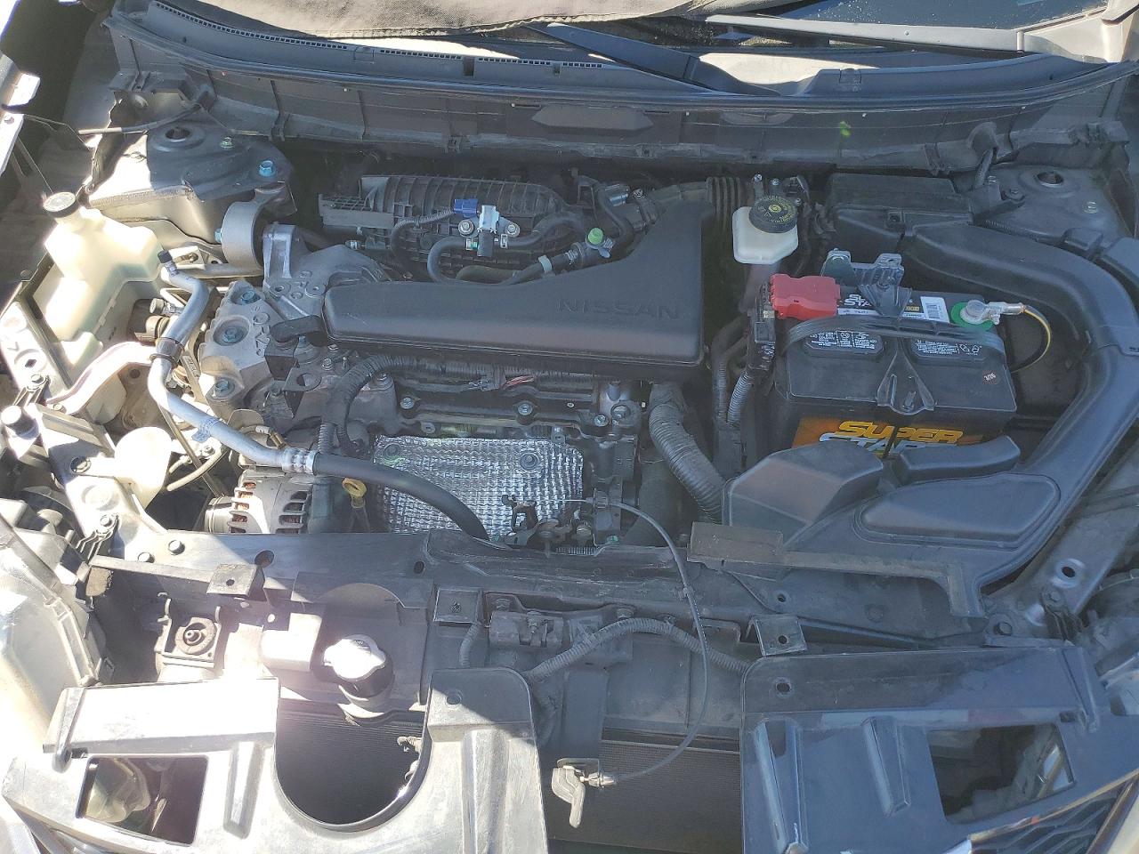 2015 Nissan Rogue S Gray vin: KNMAT2MVXFP567782