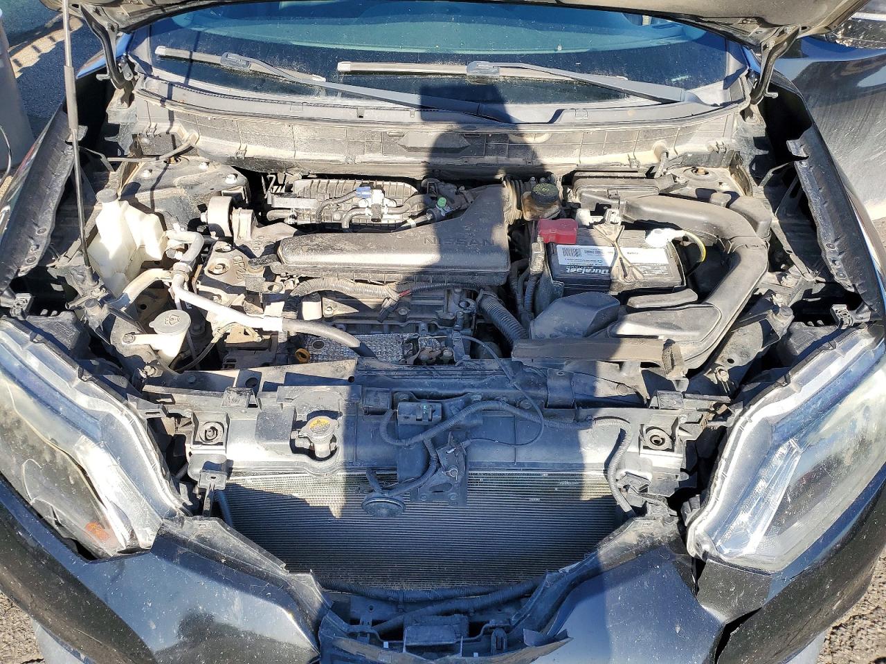 2015 Nissan Rogue S Blue vin: KNMAT2MVXFP568222