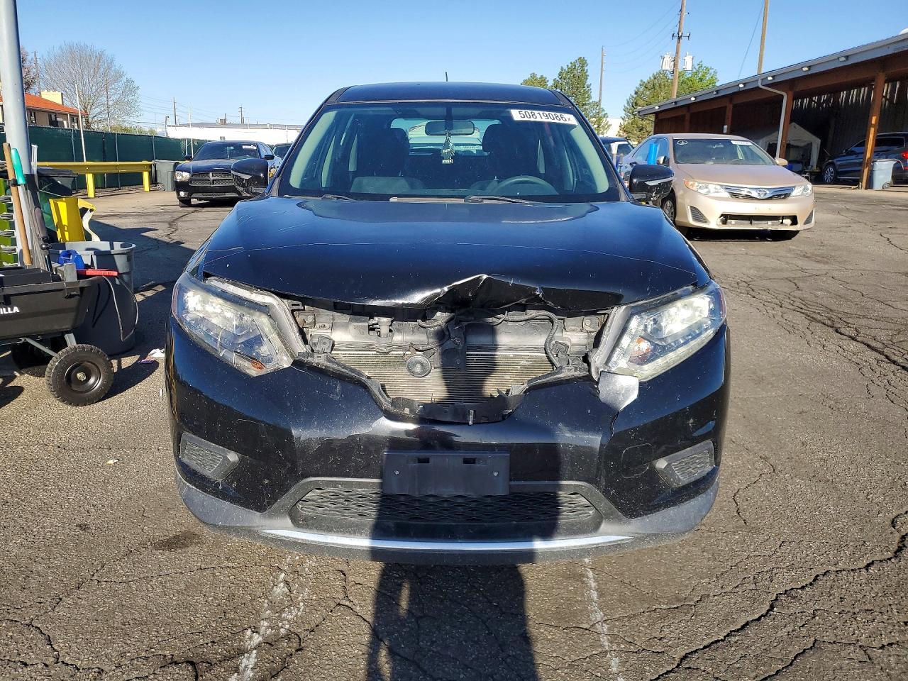 2015 Nissan Rogue S Blue vin: KNMAT2MVXFP568222