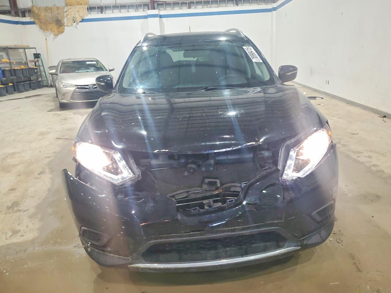 2015 Nissan Rogue Sv Black vin: KNMAT2MVXFP568415
