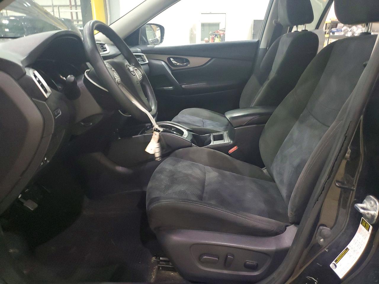 2015 Nissan Rogue Sv Black vin: KNMAT2MVXFP568415