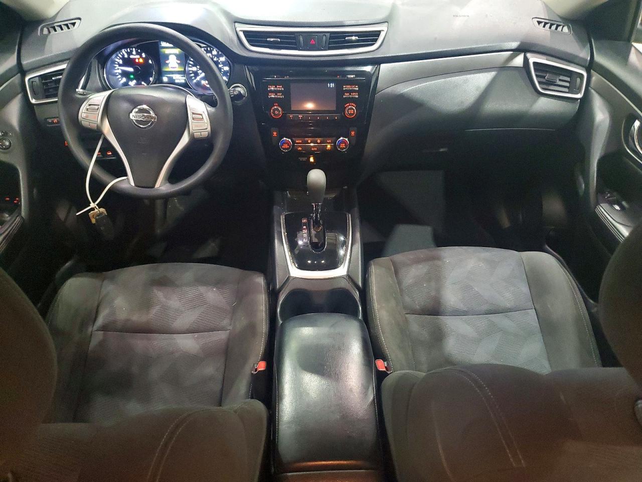 2015 Nissan Rogue Sv Black vin: KNMAT2MVXFP568415