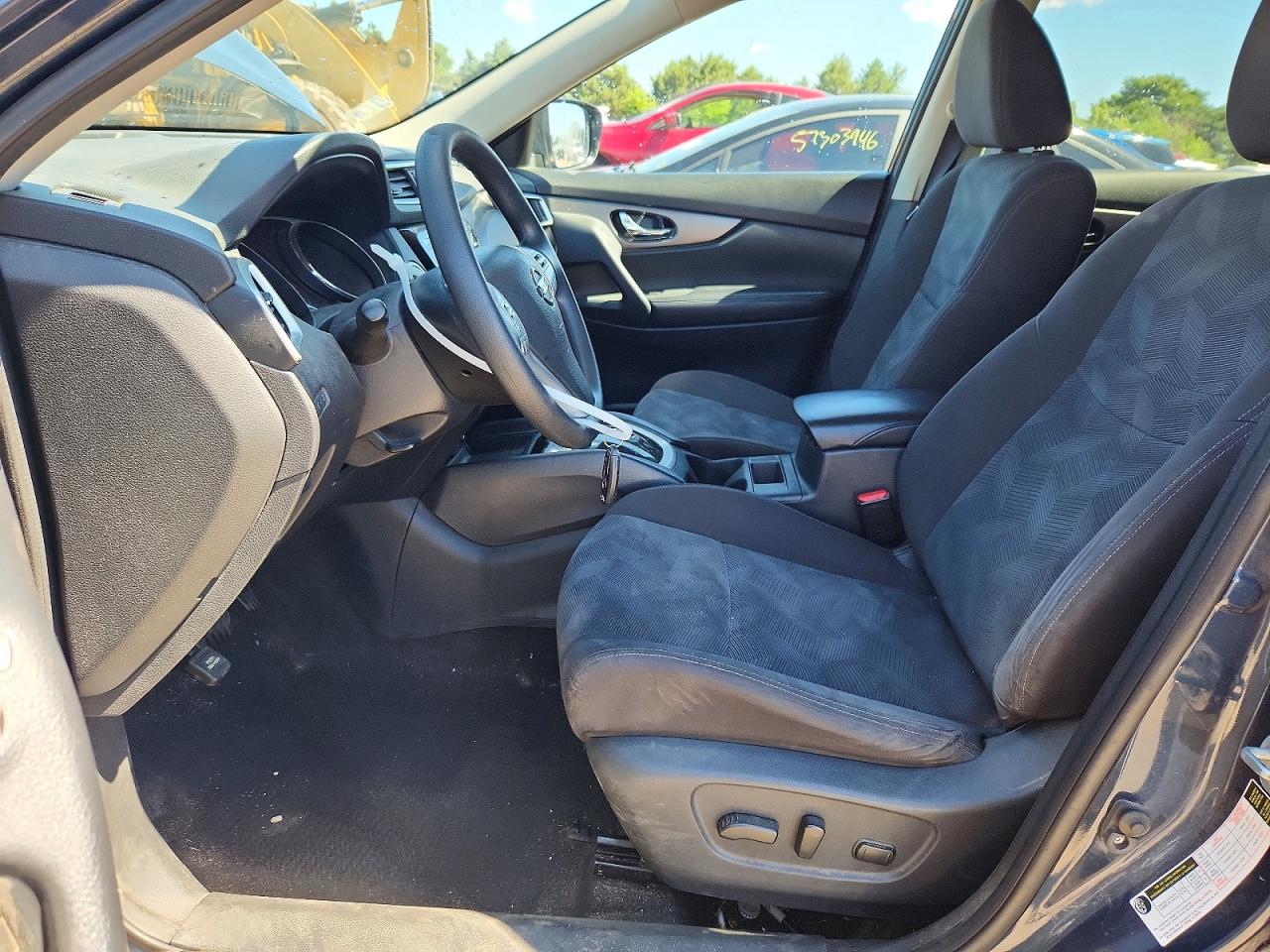 2016 Nissan Rogue Sv Синий vin: KNMAT2MVXGP668418