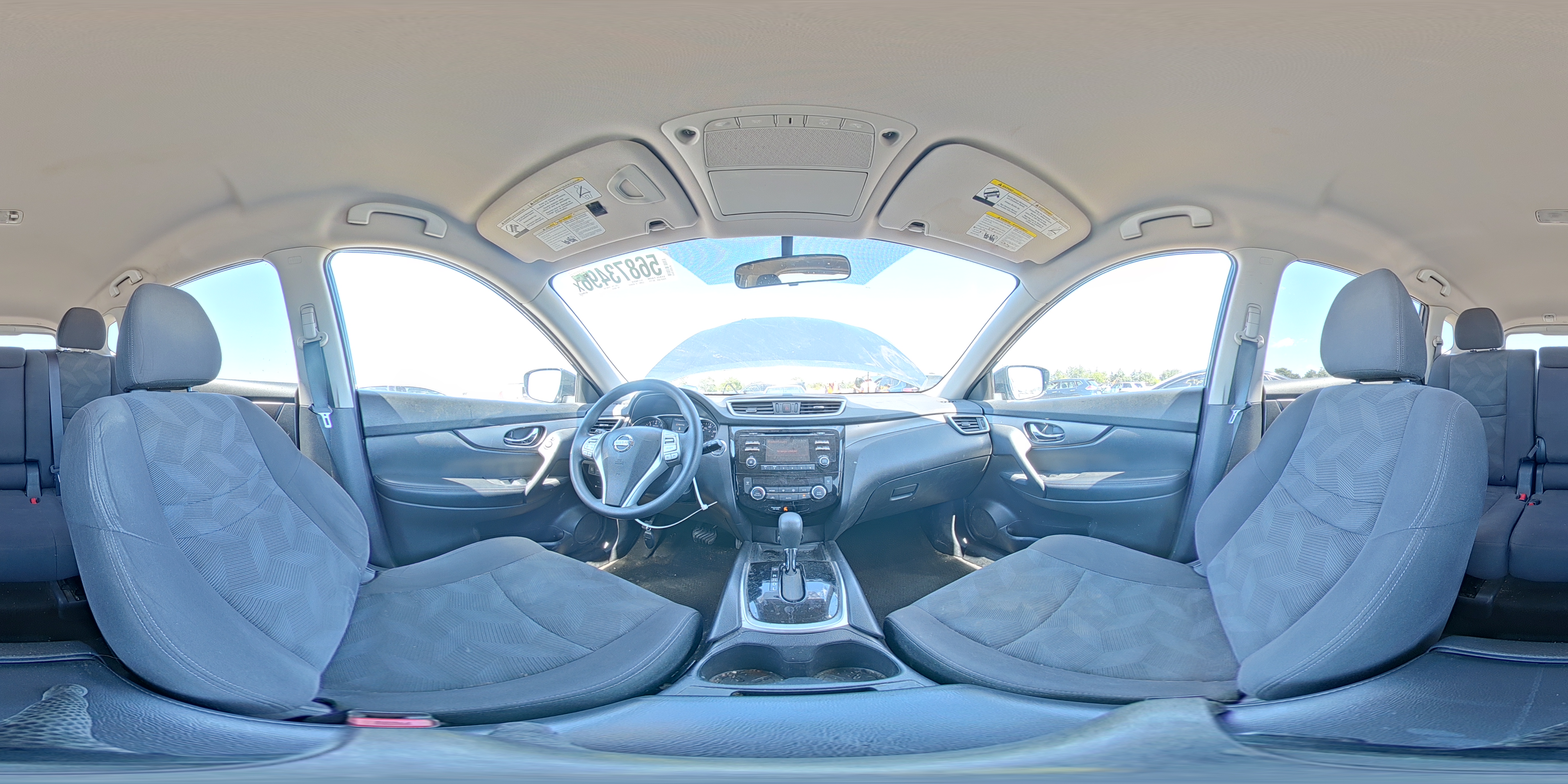 2016 Nissan Rogue Sv Синий vin: KNMAT2MVXGP668418