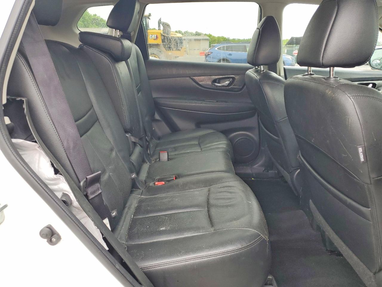 2016 Nissan Rogue Sl White vin: KNMAT2MVXGP673232