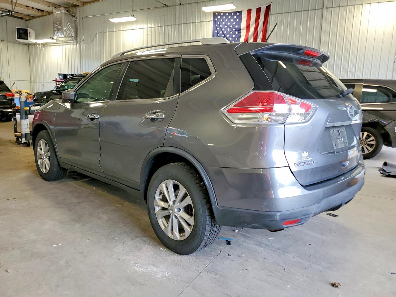 2016 Nissan Rogue Sv Charcoal vin: KNMAT2MVXGP700946