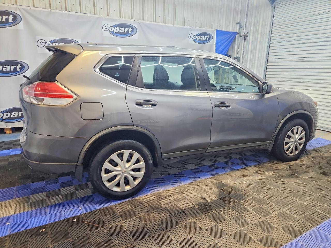 2016 Nissan Rogue S Серый vin: KNMAT2MVXGP712496