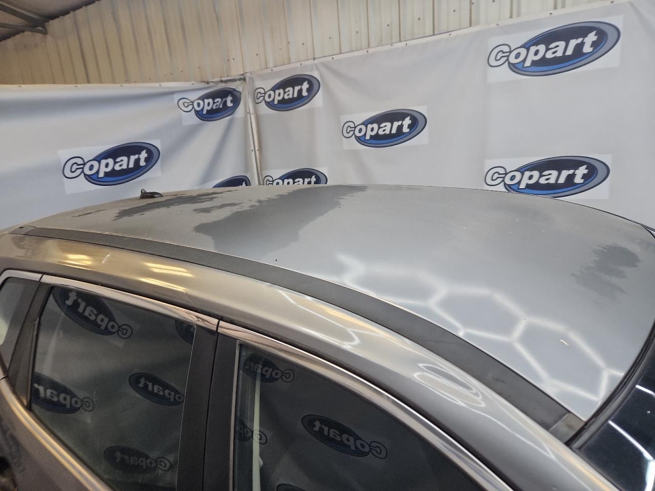 2016 Nissan Rogue S Серый vin: KNMAT2MVXGP712496 Damage: Right Drip Rail, Dent(S) W/No Paint Dmg, > 12 Inches