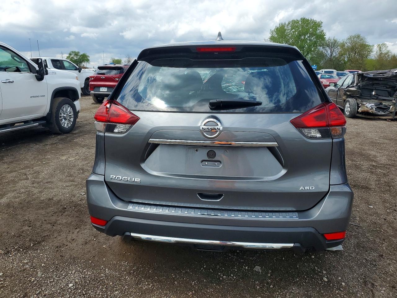2020 Nissan Rogue S Gray vin: KNMAT2MVXLP521493