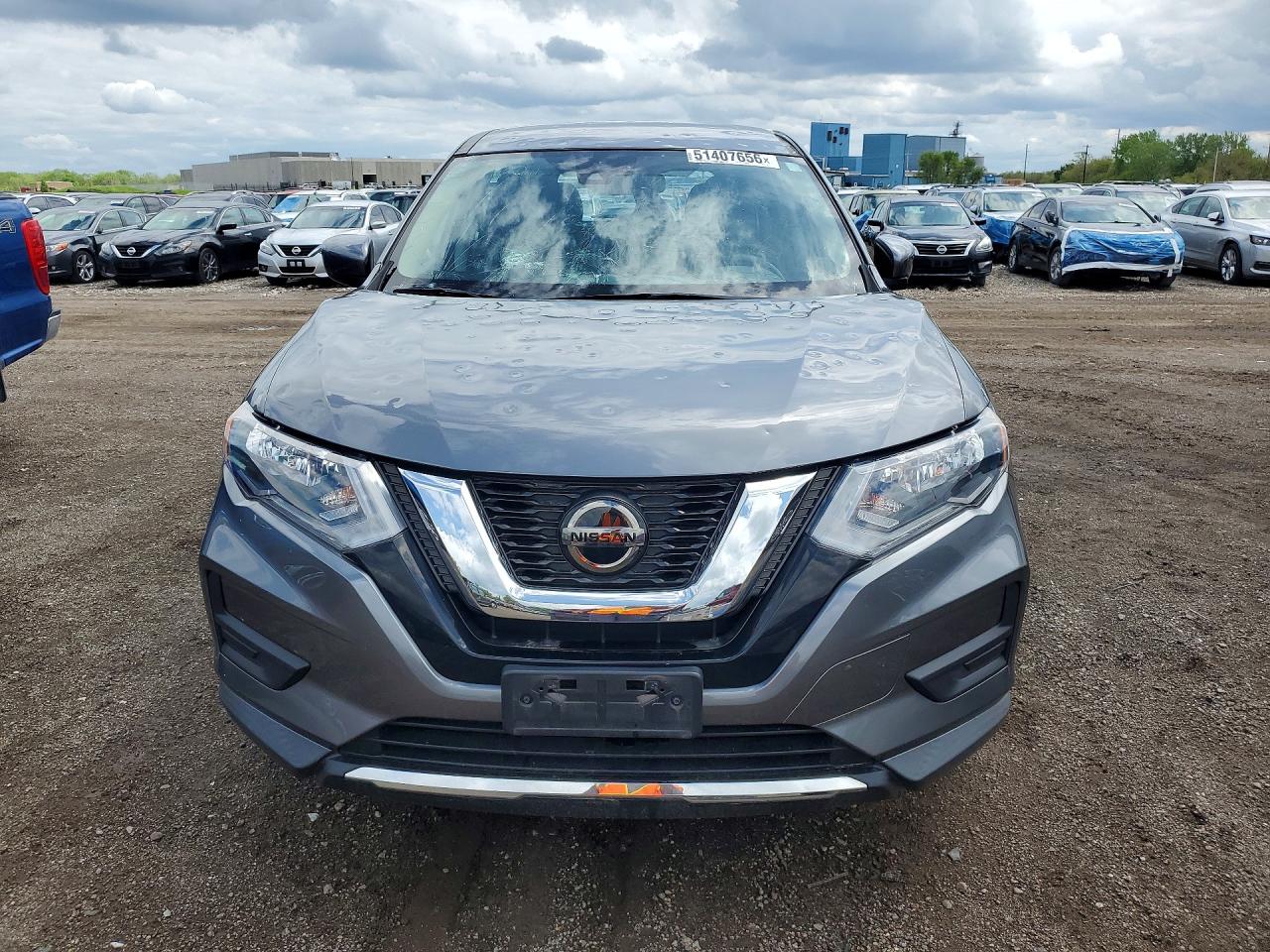 2020 Nissan Rogue S Gray vin: KNMAT2MVXLP521493