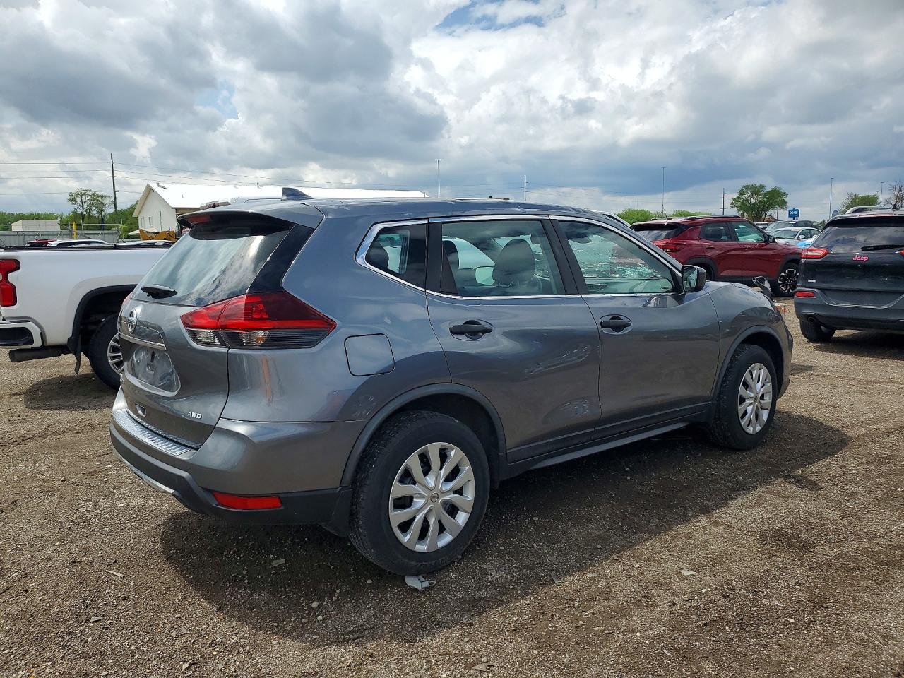 2020 Nissan Rogue S Gray vin: KNMAT2MVXLP521493