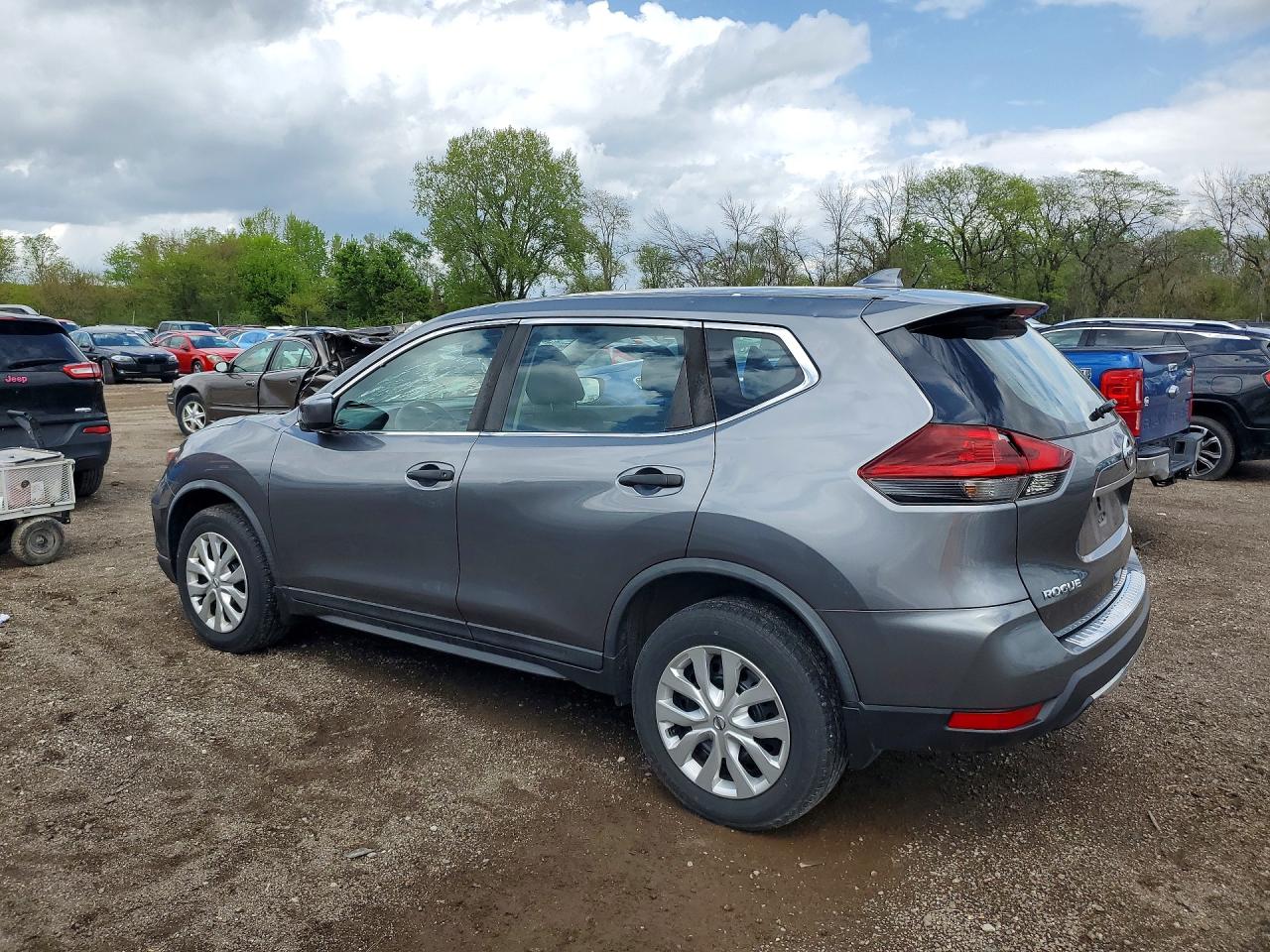 2020 Nissan Rogue S Gray vin: KNMAT2MVXLP521493